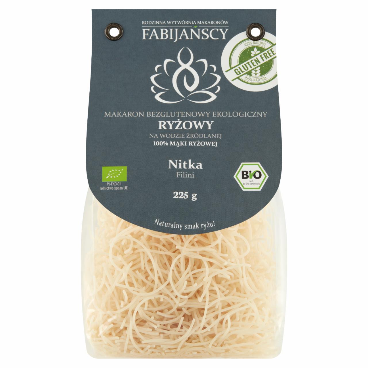 Zdjęcia - Makaron bezglutenowy ekologiczny ryżowy nitka 225 g