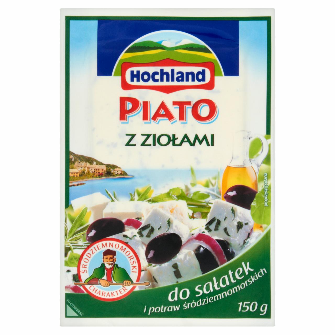 Zdjęcia - Hochland Piato z ziołami Ser solankowy 150 g