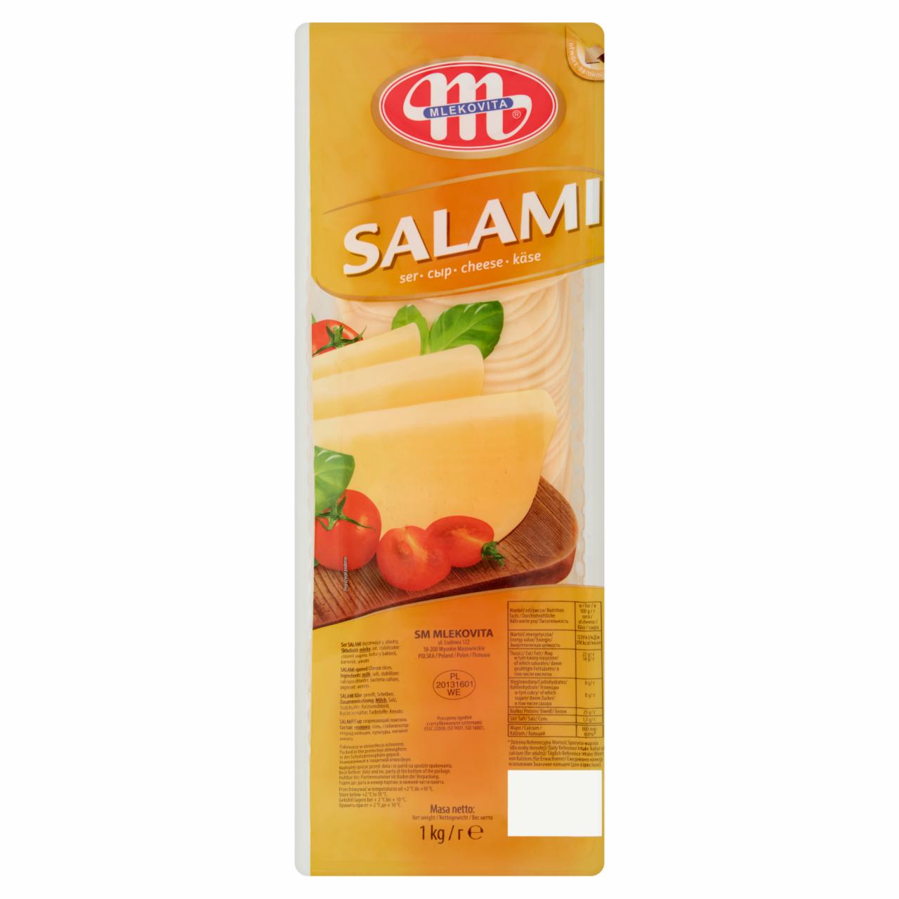 Zdjęcia - Mlekovita Ser Salami 1 kg