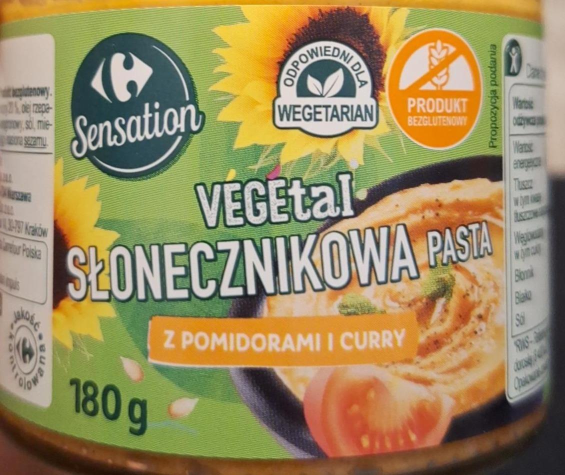 Zdjęcia - vegetal pasta słonecznikowa z pomidorami i curry Carrefour