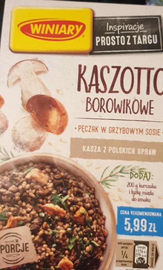 Zdjęcia - Kaszotto borowikowe Pęczak w grzybowym sosie Winiary