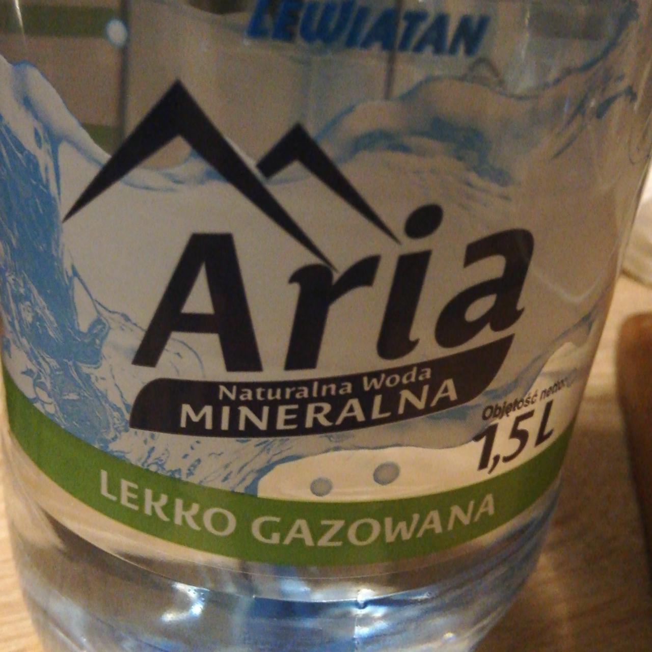 Zdjęcia - Naturalna woda mineralna lekko gazowana Aria