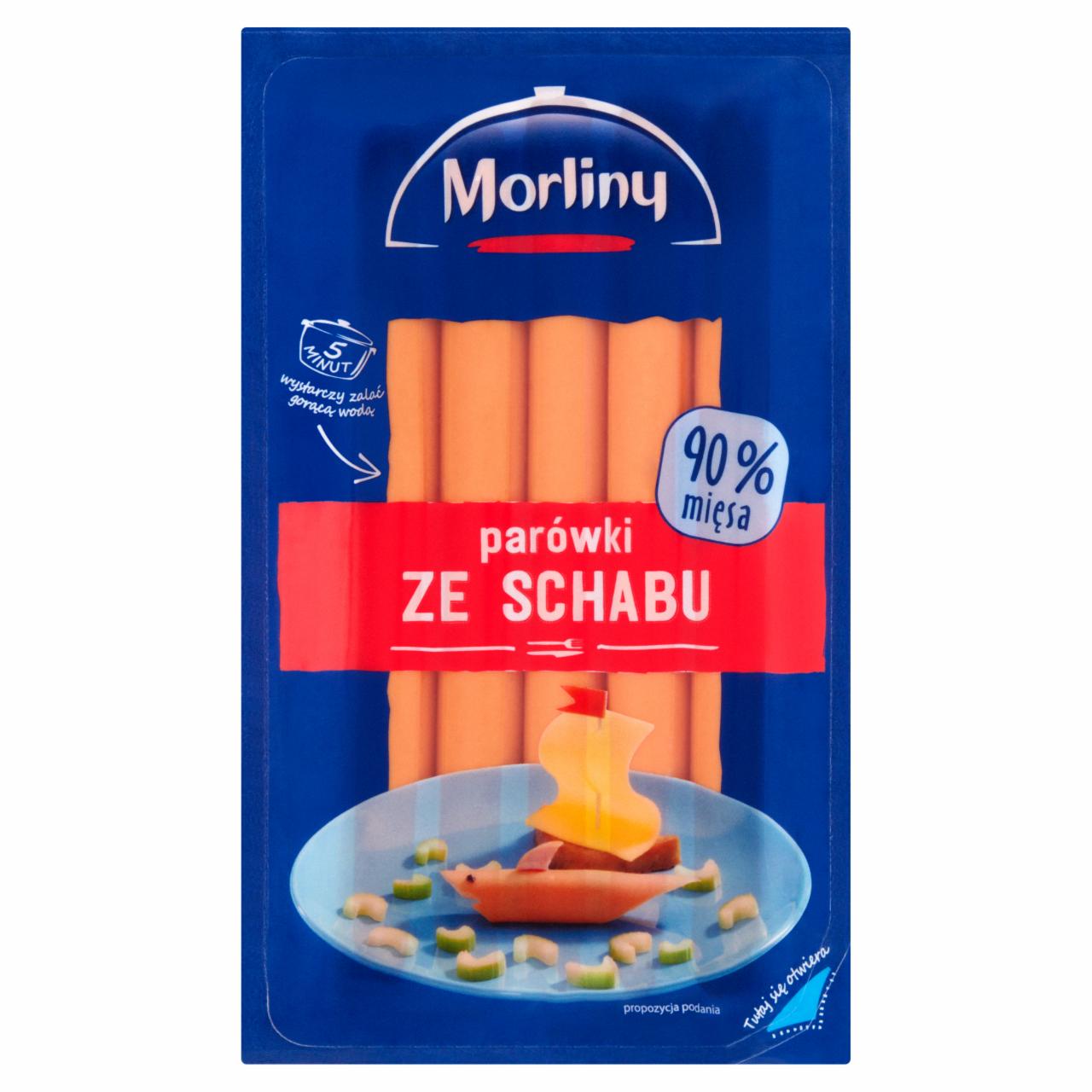 Zdjęcia - Morliny Parówki ze schabu 200 g