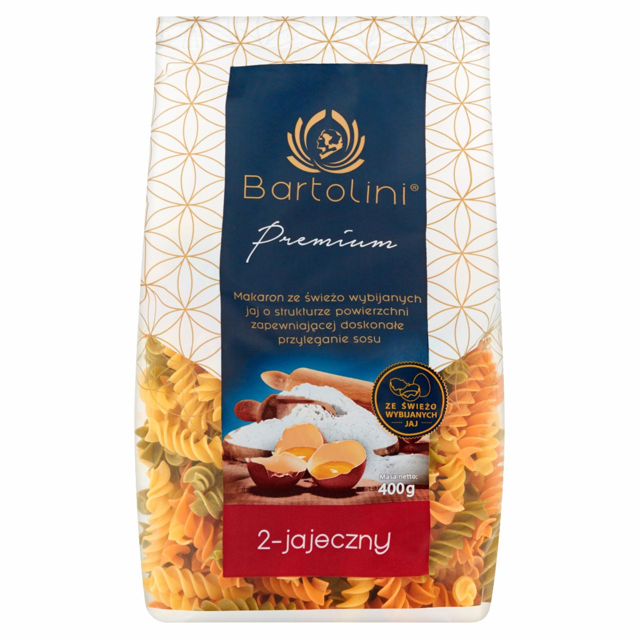 Zdjęcia - Bartolini Premium Makaron 2-jajeczny świderek nr 2 smakowy 400 g