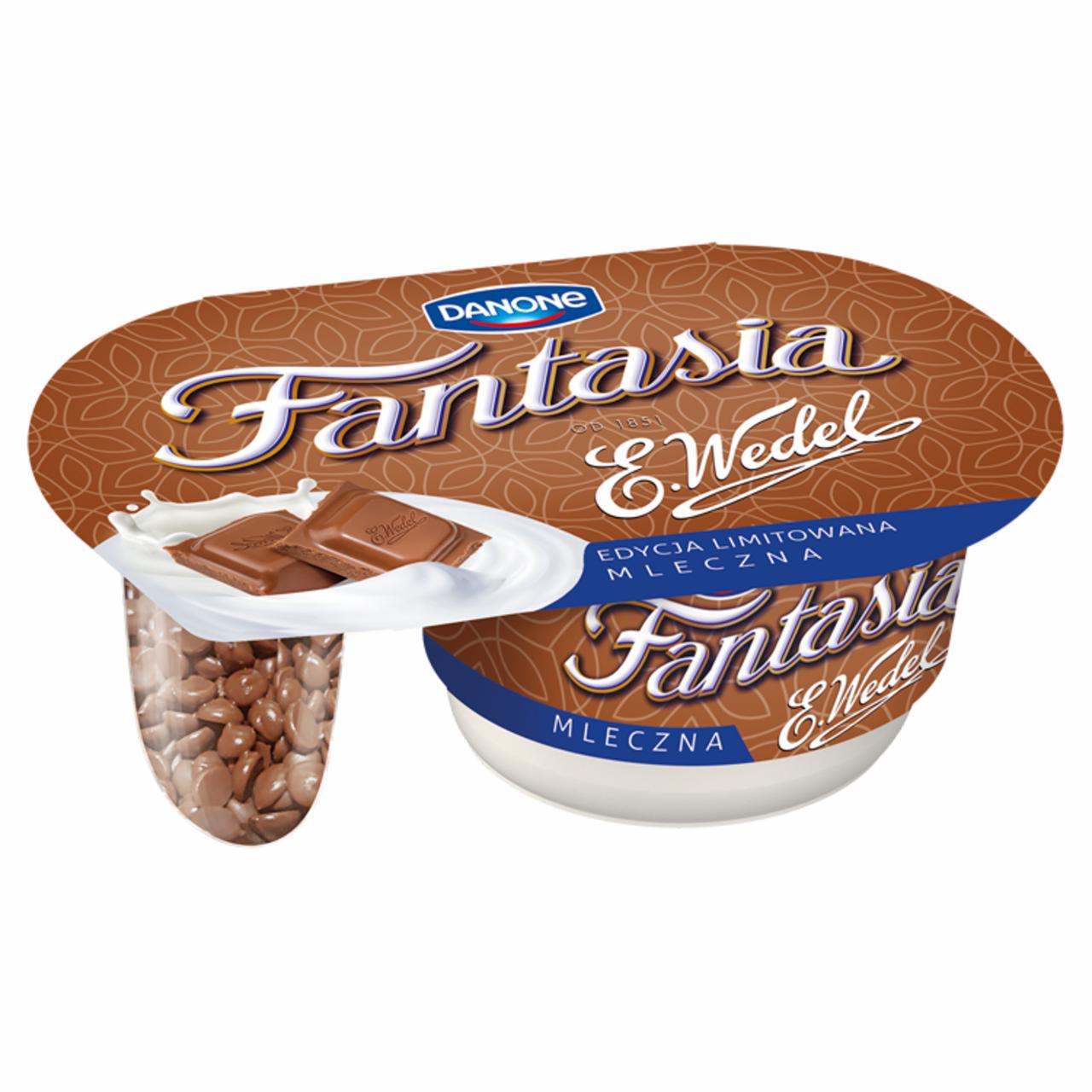 Zdjęcia - Fantasia mleczna Jogurt kremowy z kawałkami czekolady mlecznej 104 g