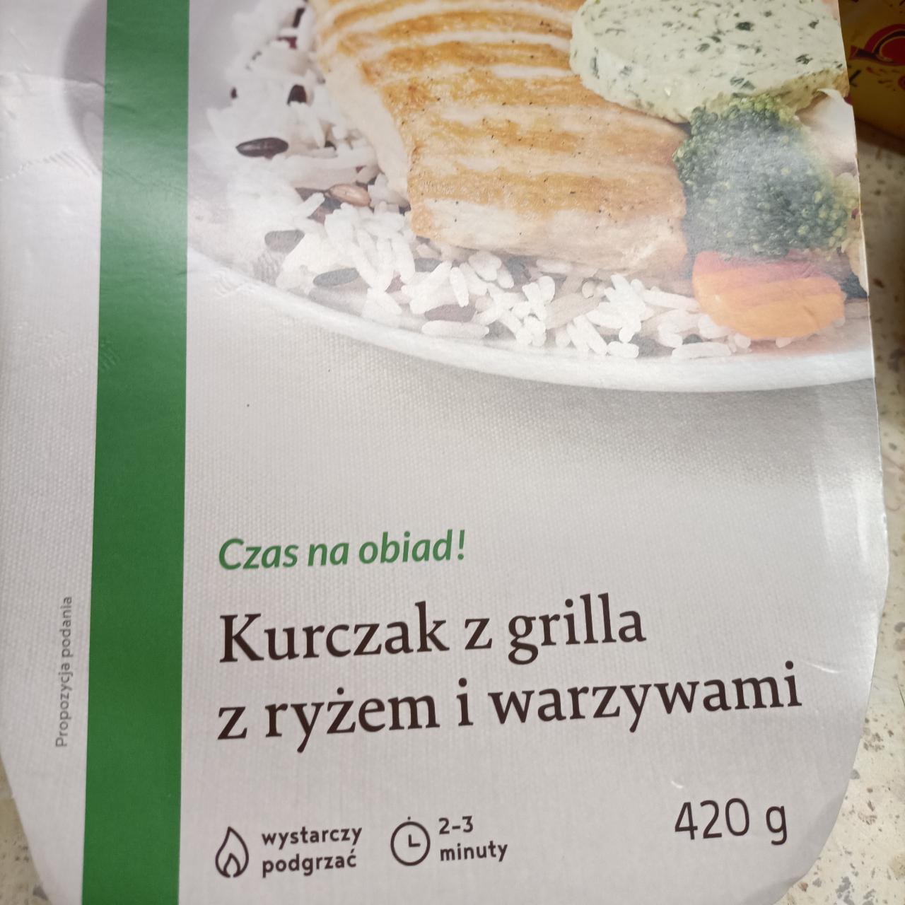 Zdjęcia - kurczak z grilla z ryżem i warzywami Czas na obiad!