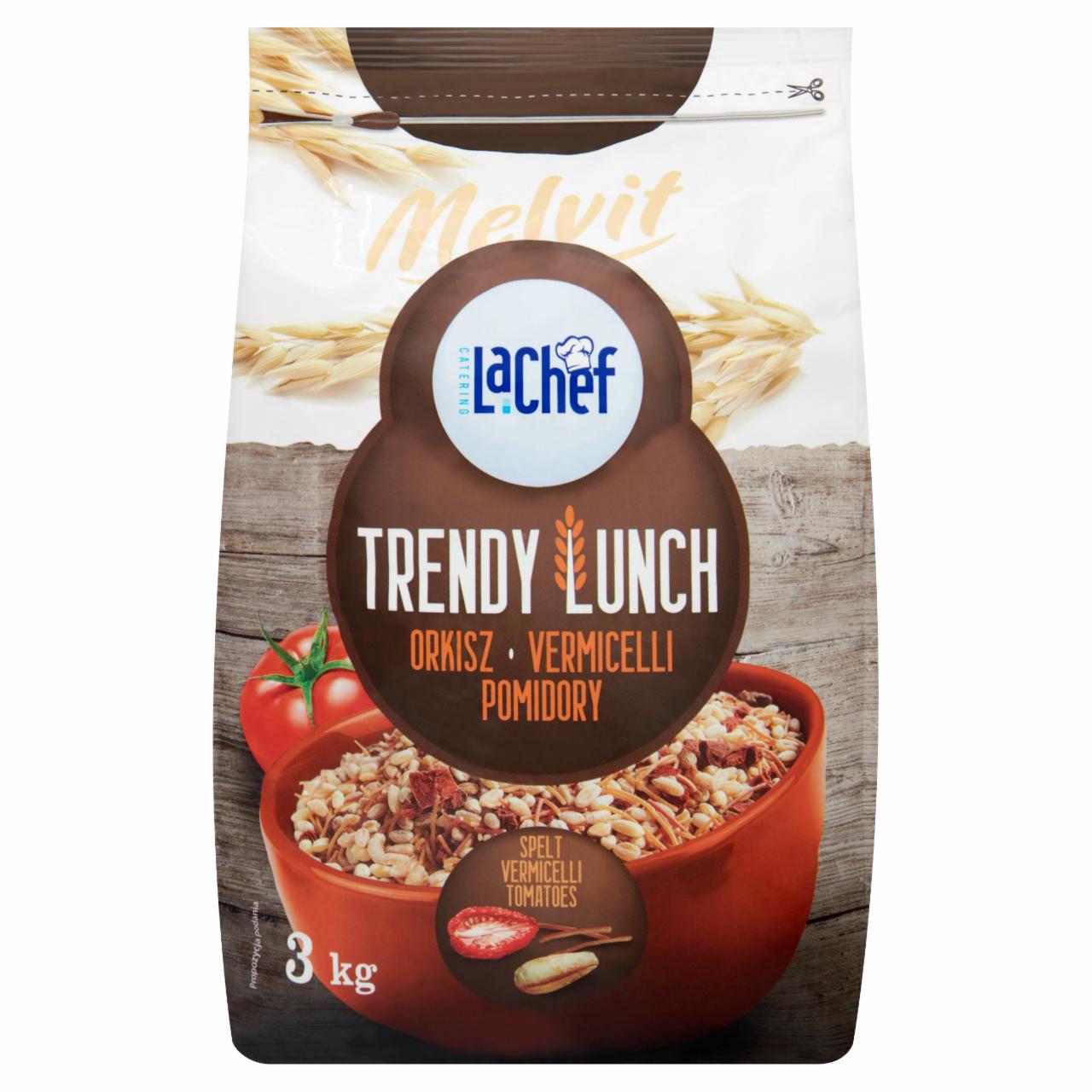 Zdjęcia - Melvit La Chef Trendy Lunch orkisz vermicelli pomidory 3 kg