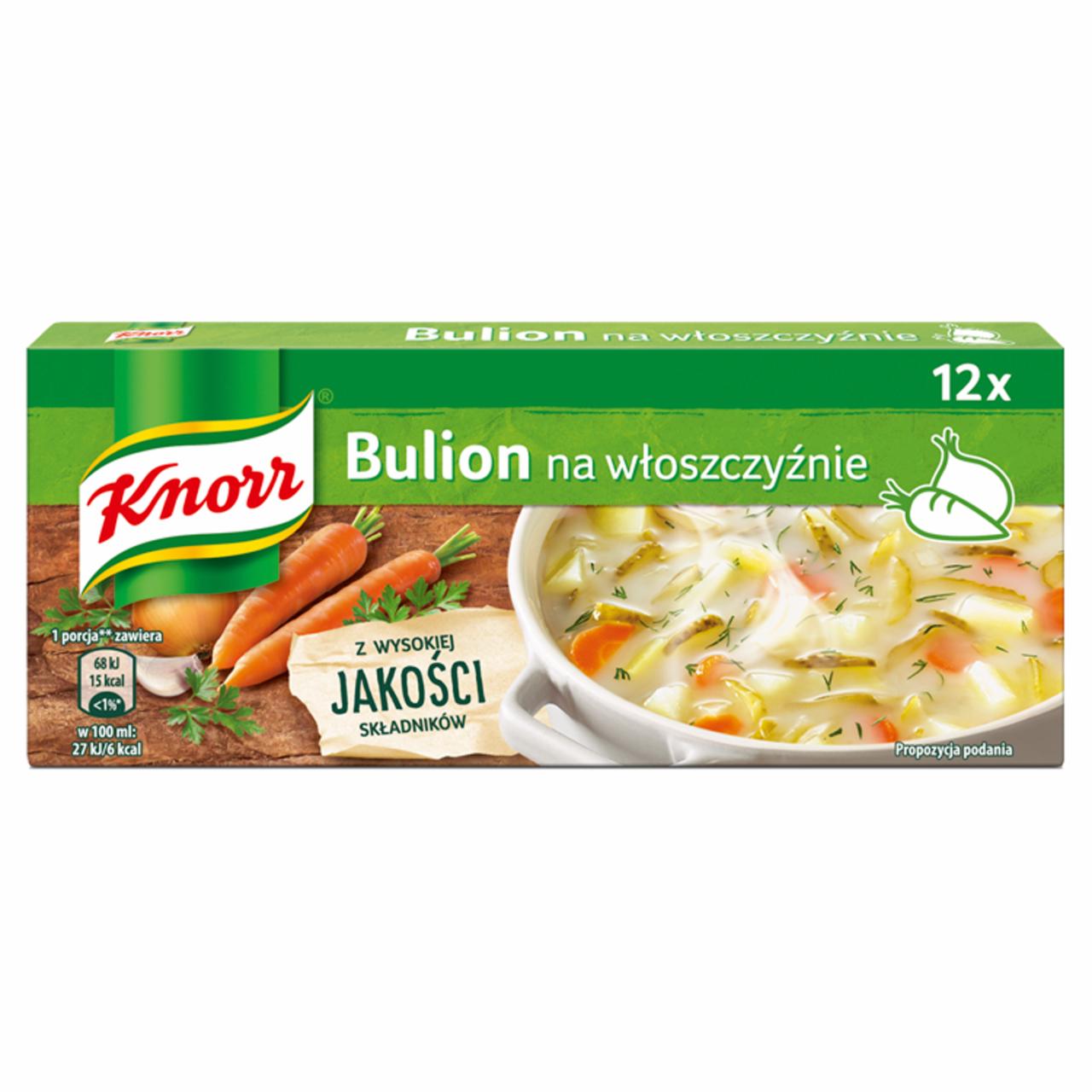 Zdjęcia - Knorr Rosół szlachetny drobiowo-warzywny 120 g (12 x 10 g)