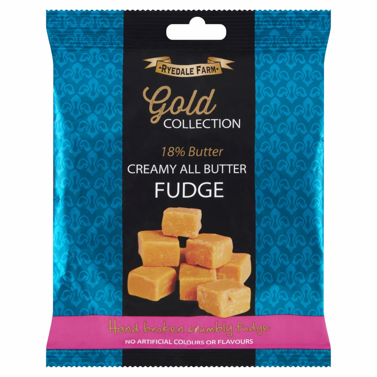 Zdjęcia - Ryedale Farm Gold Collection Krucha pomadka krystaliczna o bogatym maślanym posmaku 150 g