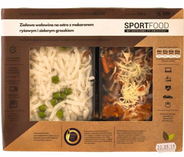 Zdjęcia - Ziołowa Wołowina z makaronem ryżowym SportFood