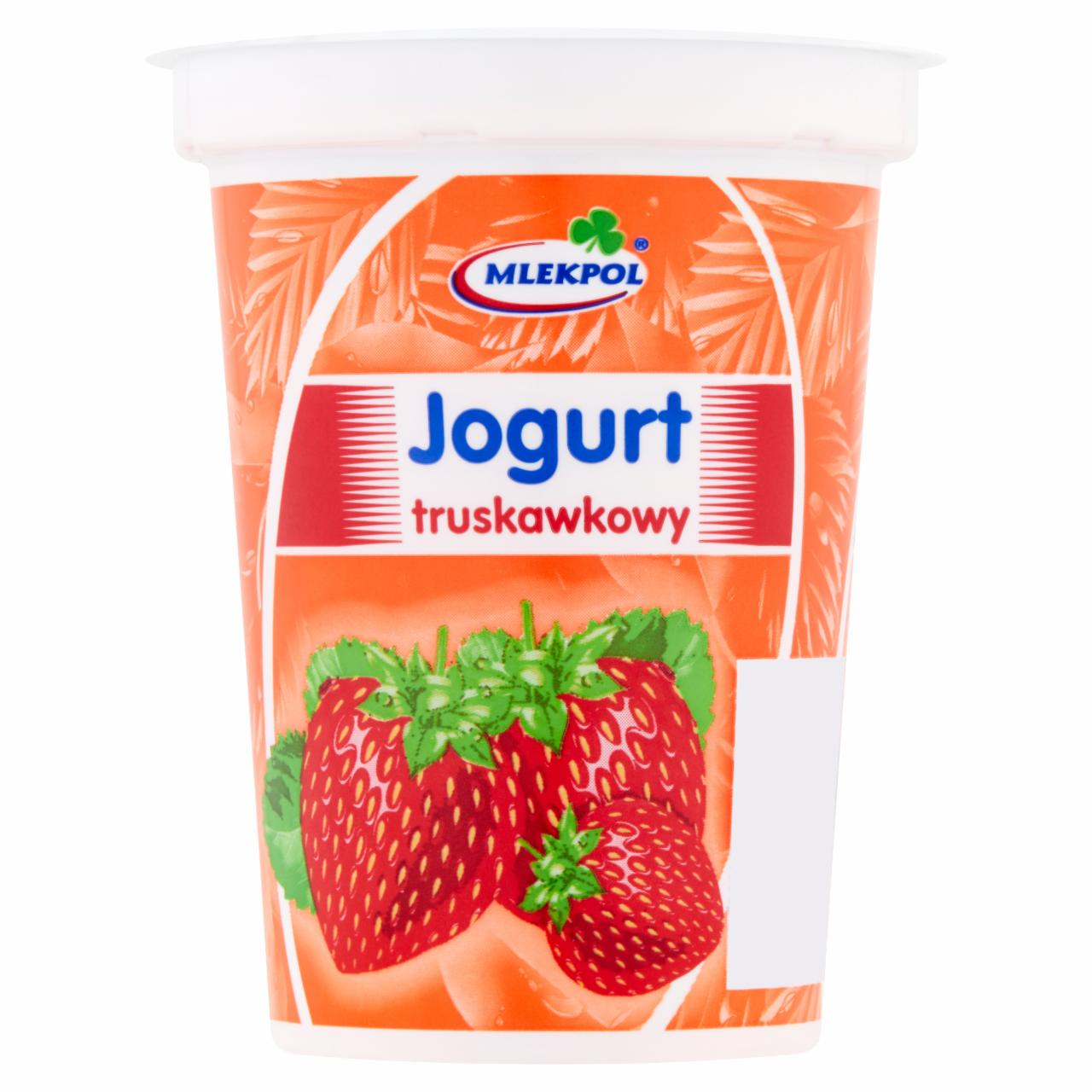 Zdjęcia - Jogurt truskawkowy Mlekpol