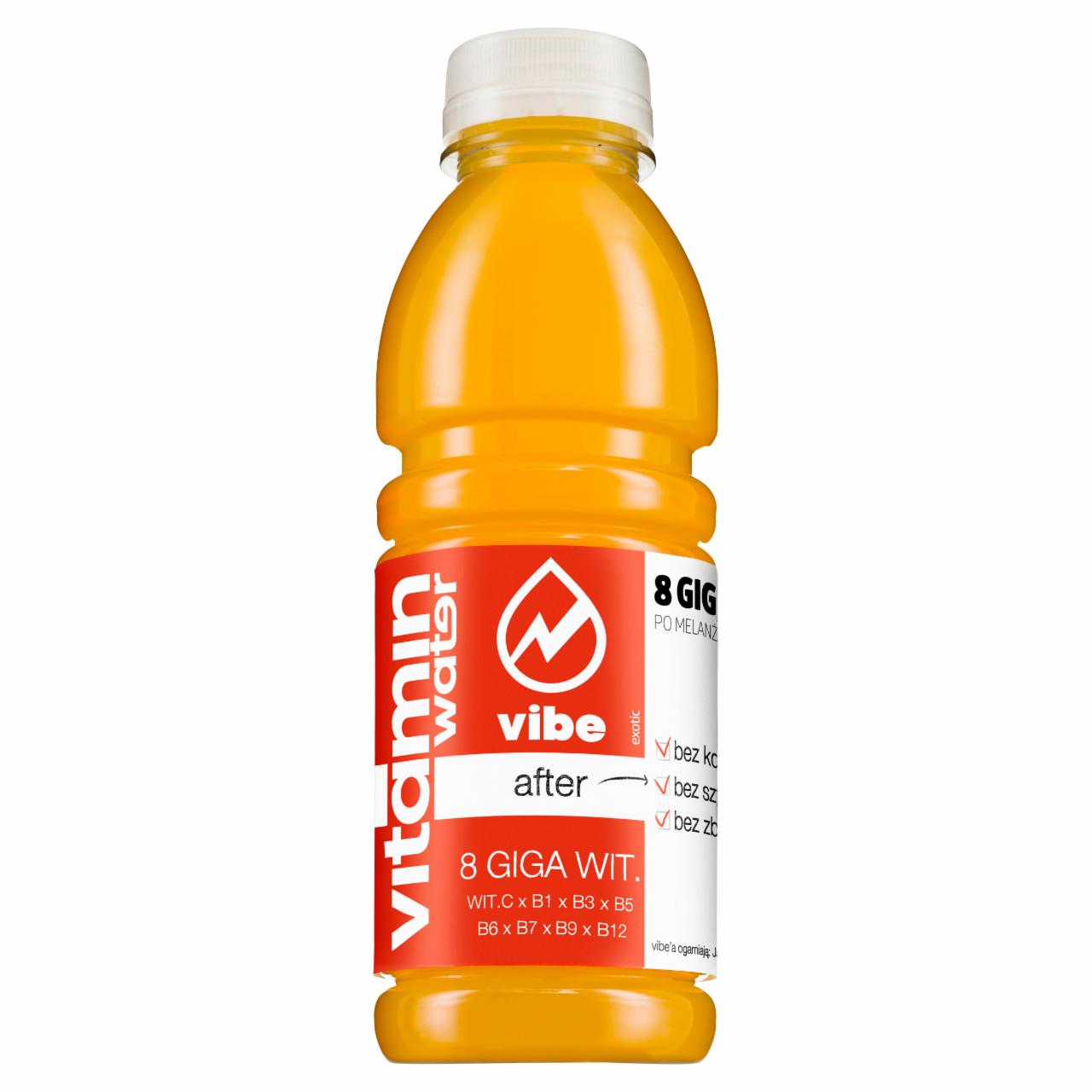 Zdjęcia - Vibe Vitamin Water After zawierający 8 Giga Wit. Napój niegazowany 500 ml