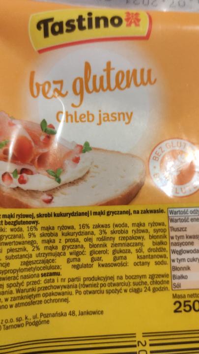 Zdjęcia - Chleb jasny bez glutenu Tastino