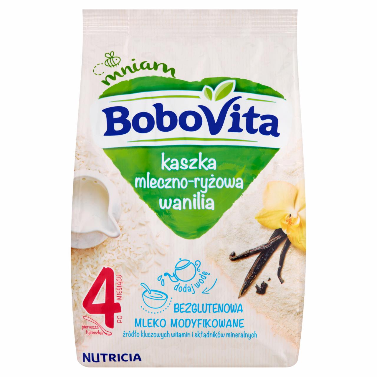 Zdjęcia - Kaszka mleczno-ryżowa wanilia po 4 miesiącu BoboVita