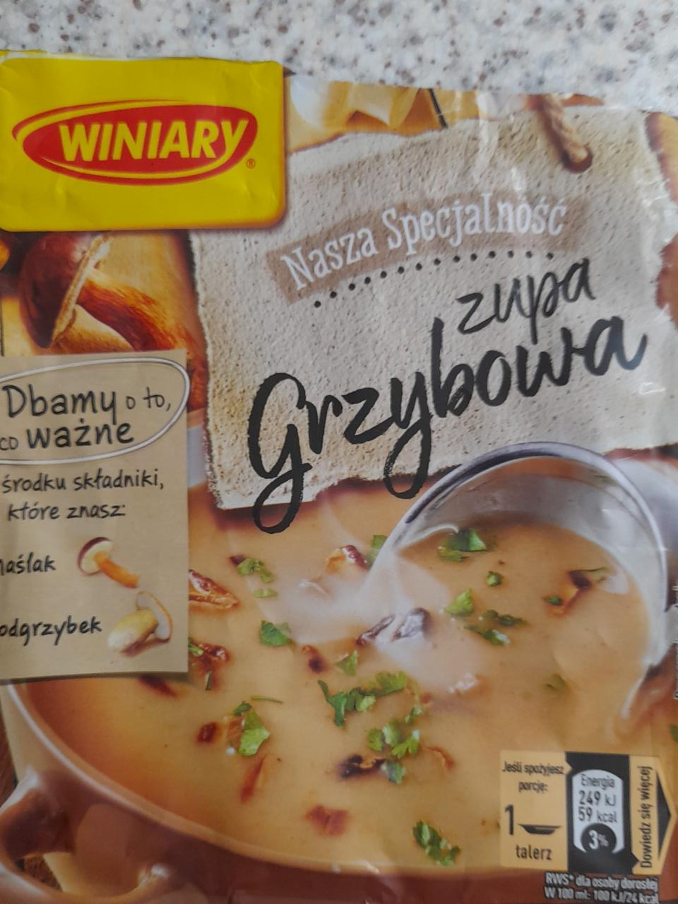 Zdjęcia - zupa grzybowa Winiary 