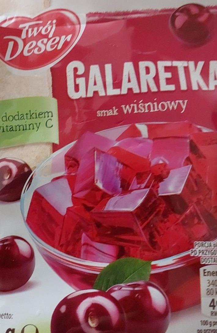 Zdjęcia - Twój deser galaretka wiśniowa