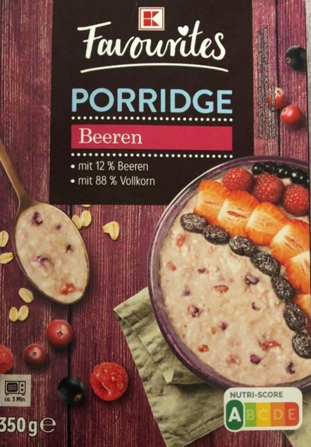 Zdjęcia - Porridge Beeren K-Favourites