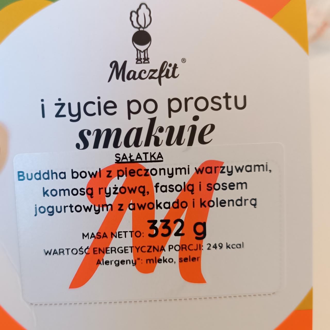 Zdjęcia - Sałatka Buddha bowl Maczfit