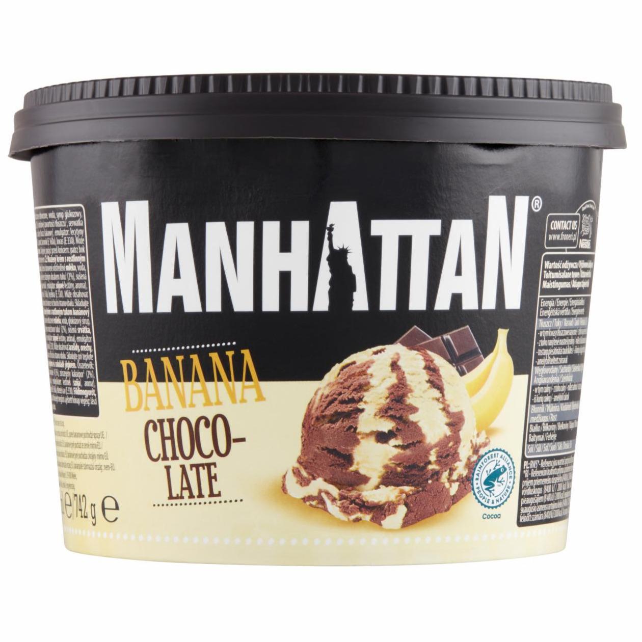 Zdjęcia - Manhattan Lody bananowe i czekoladowe