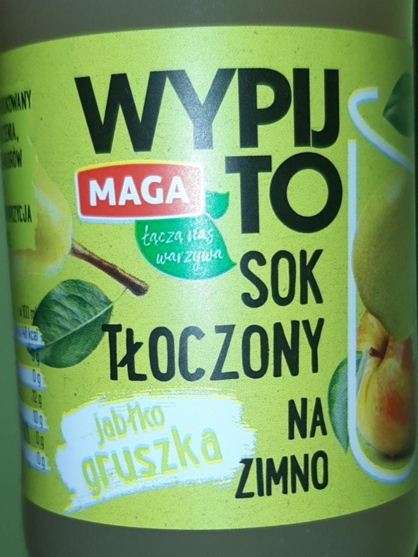 Zdjęcia - Sok tłoczony Jabłko Gruszka WYPIJ TO Maga