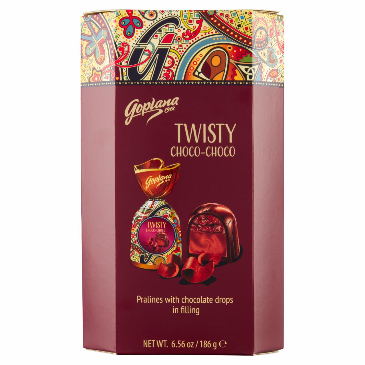 Zdjęcia - Goplana Twisty Choco-Choco Czekoladki 186 g