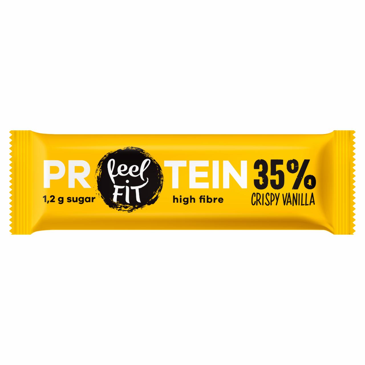 Zdjęcia - Feel Fit Protein 35% Baton proteinowy o smaku waniliowym w polewie jogurtowej 40 g