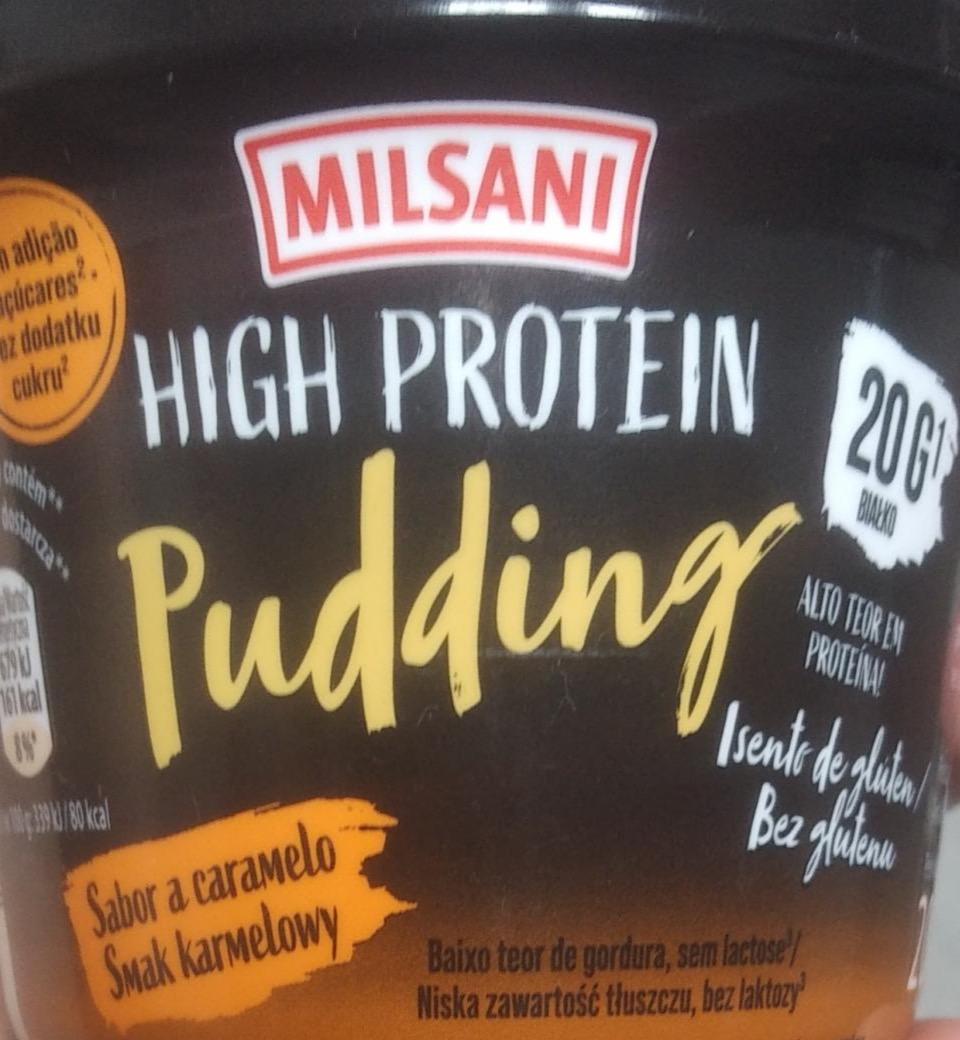 Zdjęcia - High protein Pudding smak karmelowy Milsani