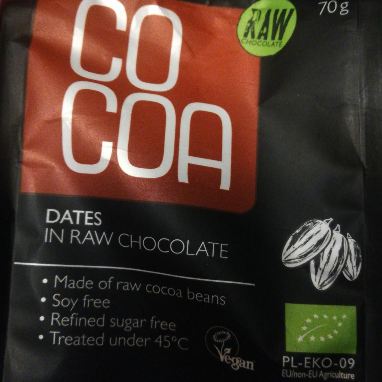 Zdjęcia - Dates in raw chocolate CO COA