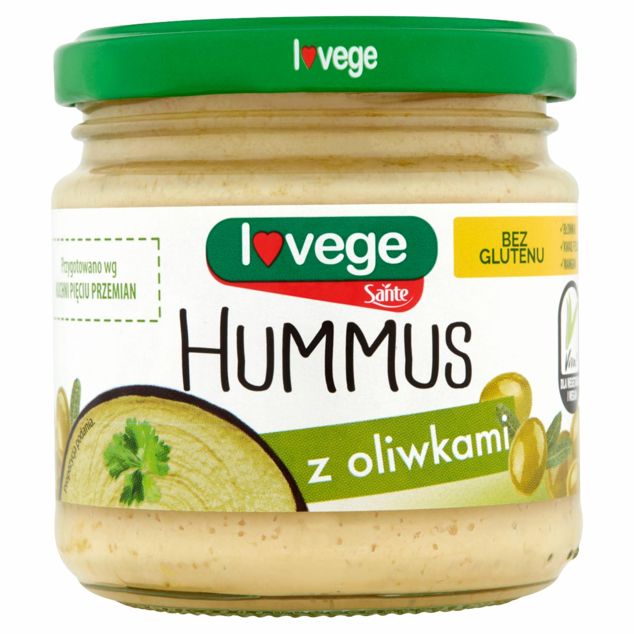 Zdjęcia - Sante Hummus z oliwkami 180 g