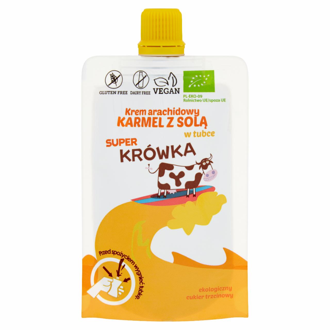 Zdjęcia - Super Krówka Krem arachidowy karmel z solą w tubce 50 g