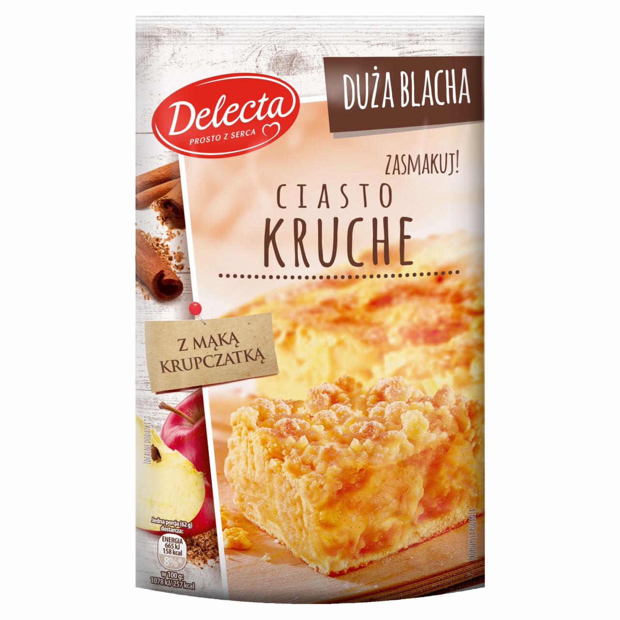 Zdjęcia - Delecta Duża Blacha Ciasto kruche 600 g