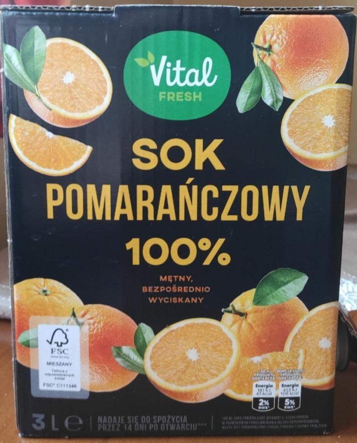 Zdjęcia - Sok pomarańczowy vital fresh 3l