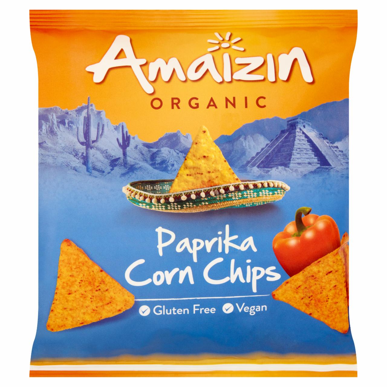 Zdjęcia - Amaizin Bio chipsy kukurydziane paprykowe 75 g