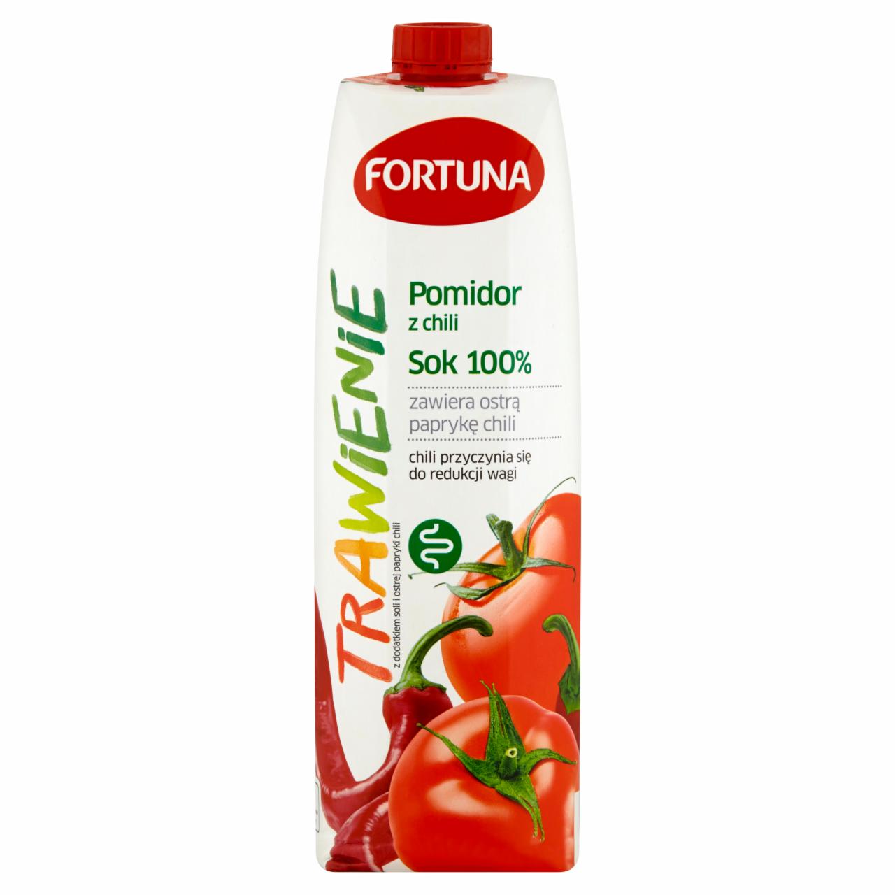 Zdjęcia - Fortuna Trawienie Pomidor z chili Sok 100% 1 l