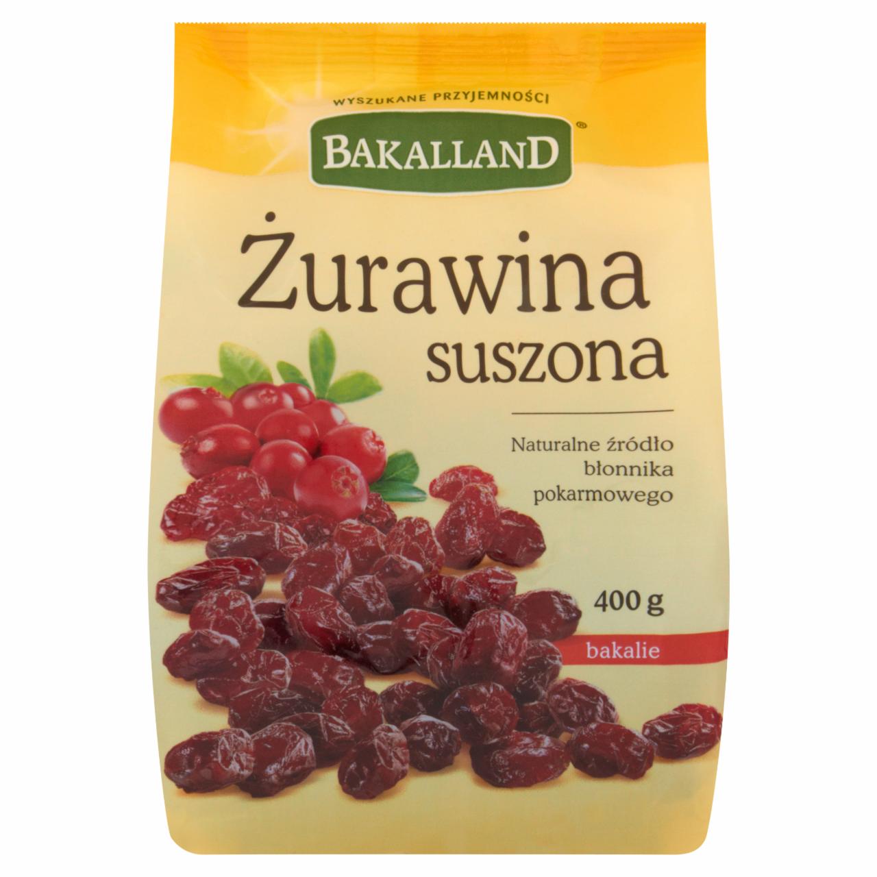 Zdjęcia - Bakalland Żurawina suszona 400 g