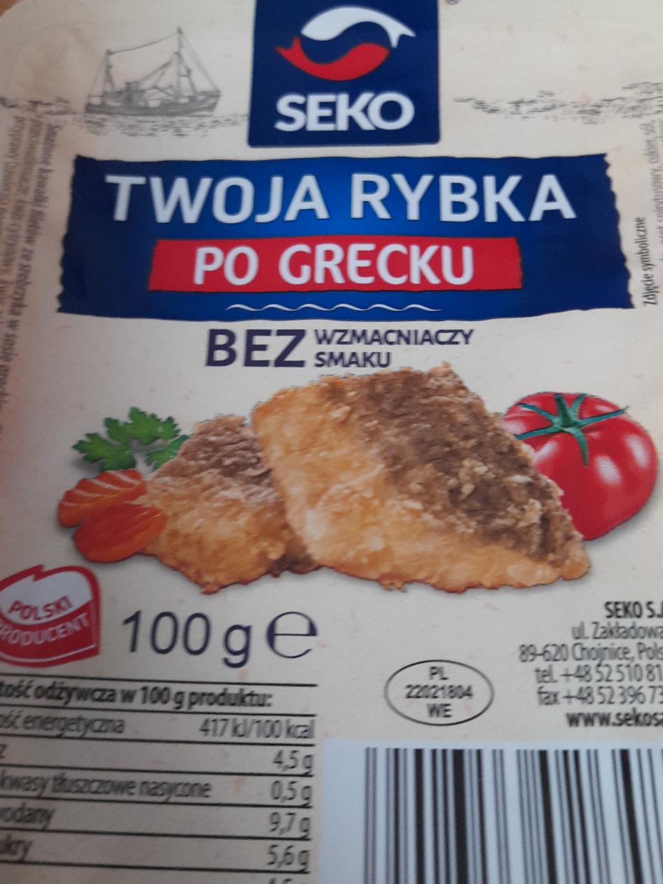 Zdjęcia - Twoja rybka po grecku Seko