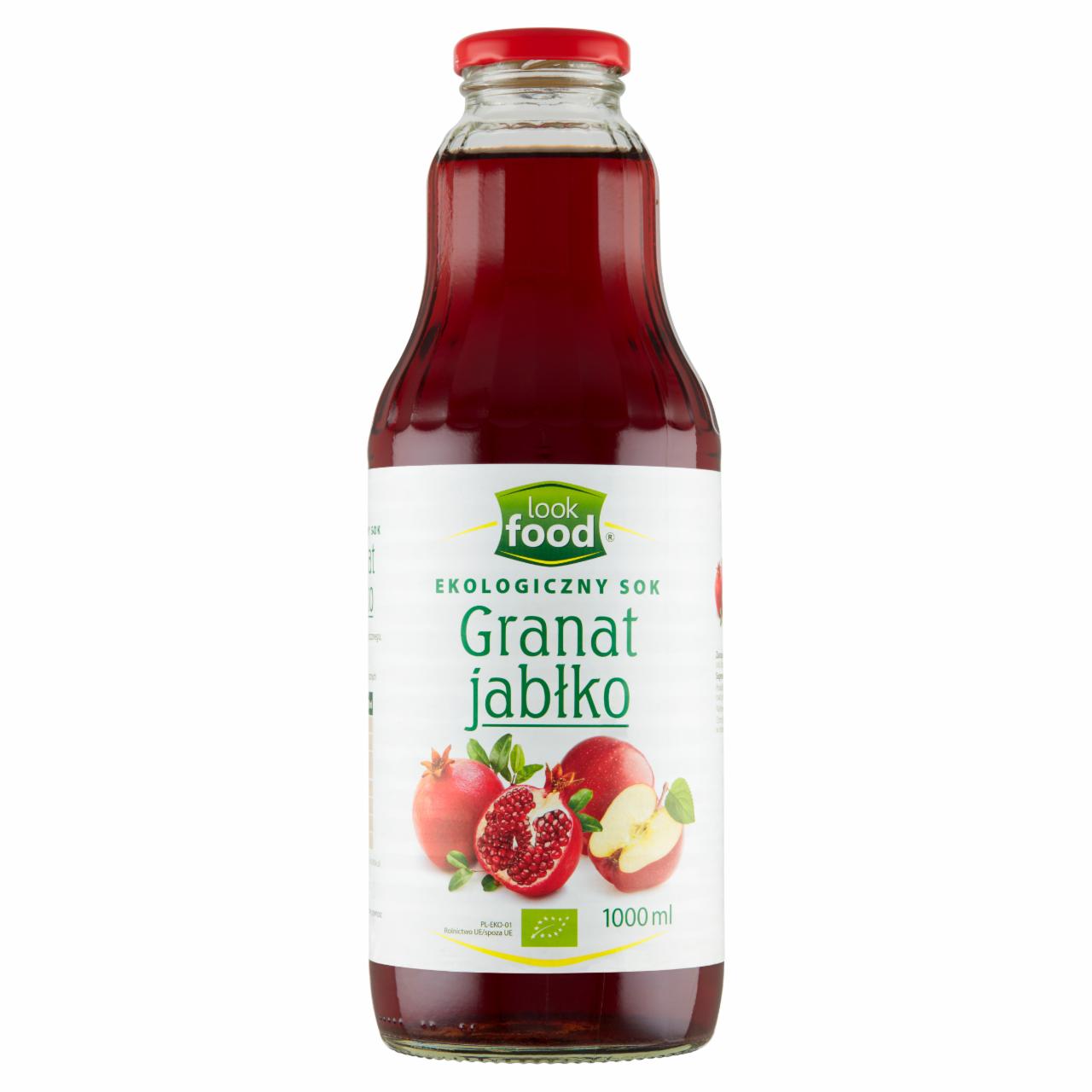 Zdjęcia - Look Food Ekologiczny sok granat jabłko 1000 ml