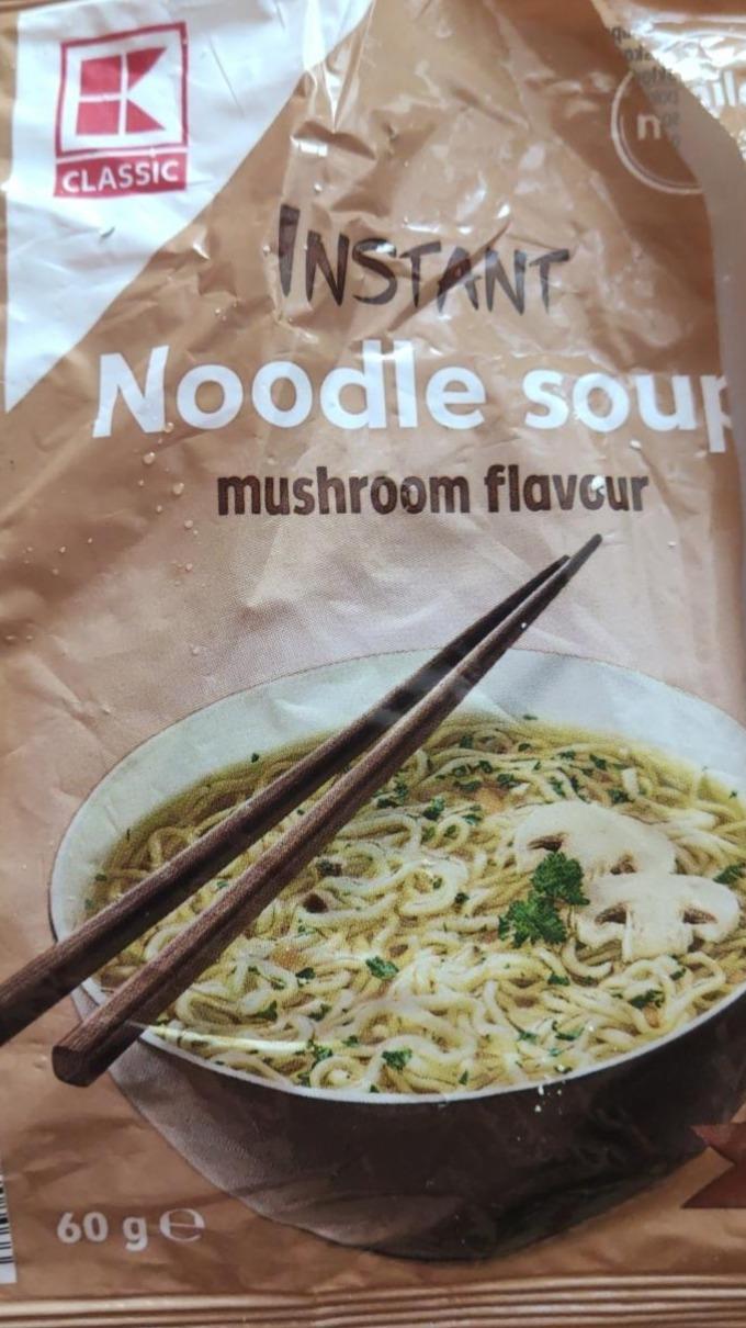 Zdjęcia - Instantná Noodle soup mushroom Flavour K-Classic