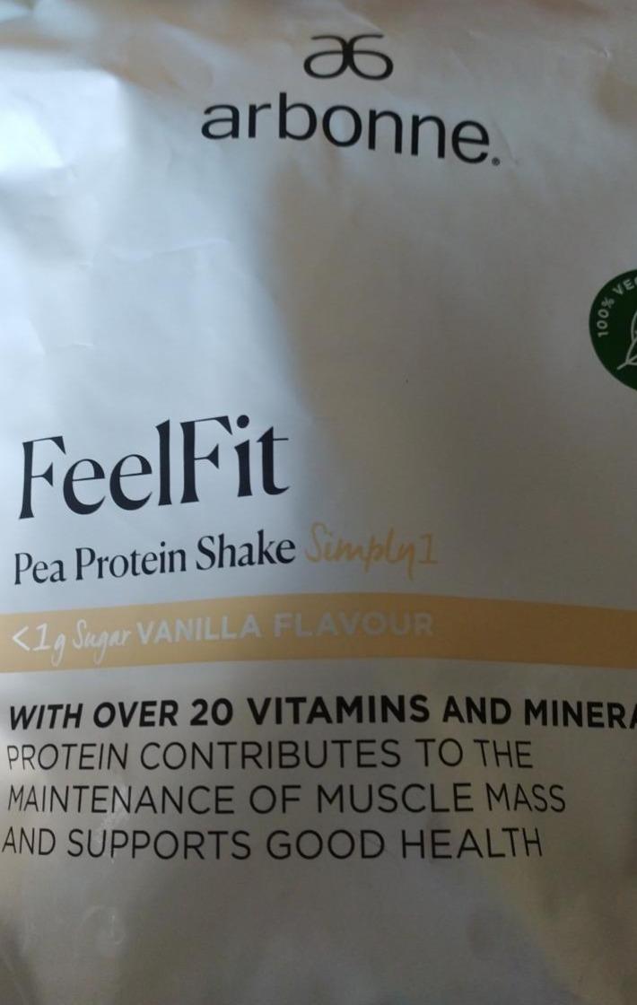 Zdjęcia - Feel Fit Pea Protein Shake Simply 1 Vanilla
