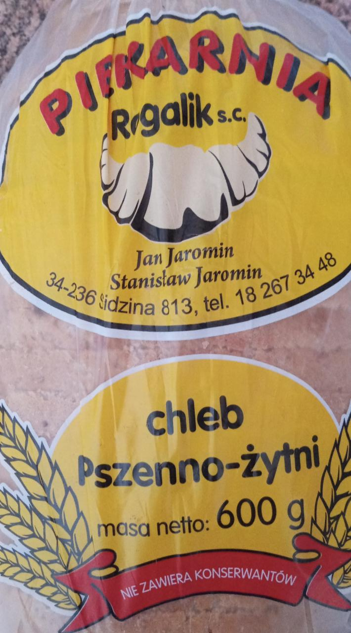 Zdjęcia - Chleb pszenno-żytni krojony Piekarnia Rogalik