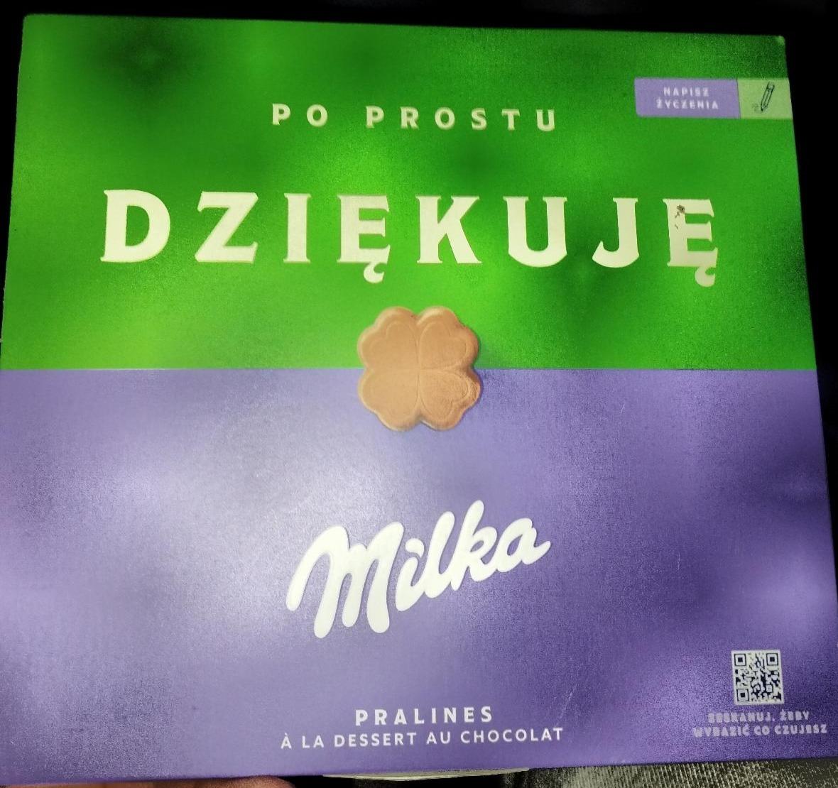 Zdjęcia - Praliny czekoladowe Po prostu dziękuje Milka