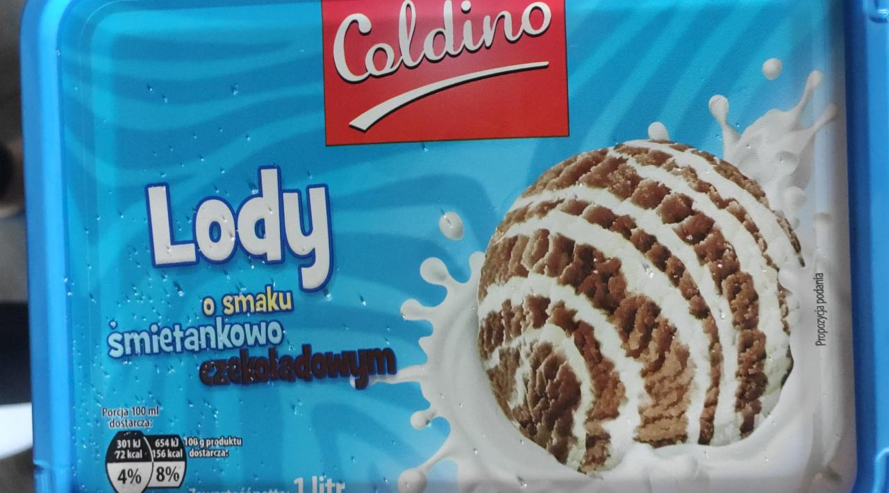 Zdjęcia - lody o smaku śmietankowo czekoladowym Coldino
