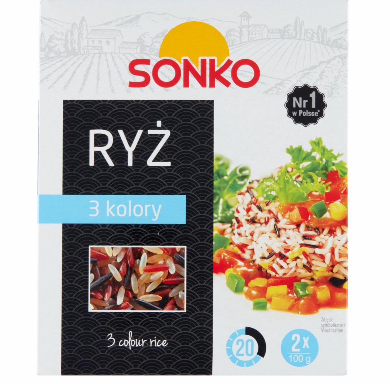 Zdjęcia - Sonko Ryż 3 kolory 200 g (2 x 100 g)