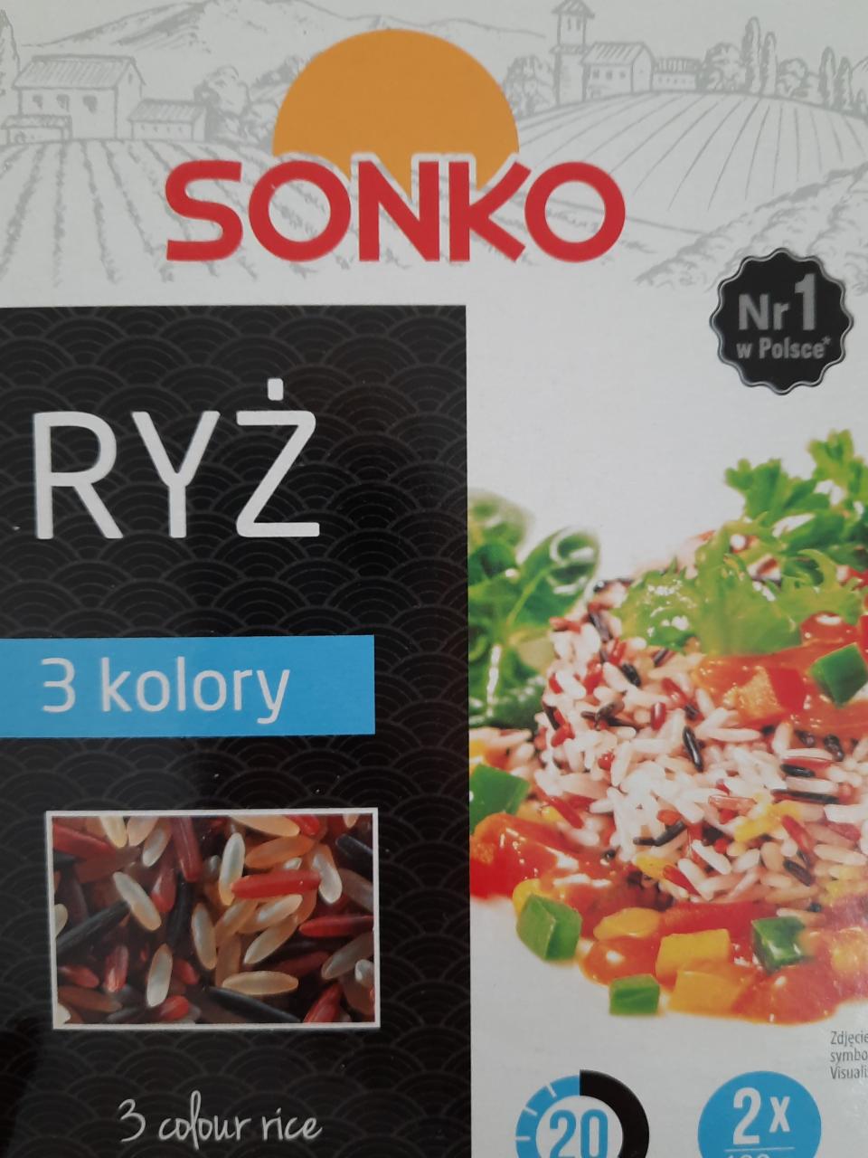 Zdjęcia - Sonko Ryż 3 kolory 200 g (2 x 100 g)