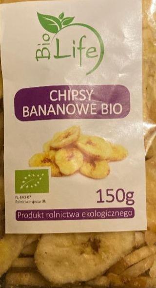 Zdjęcia - BioLife Chipsy bananowe bio 150 g