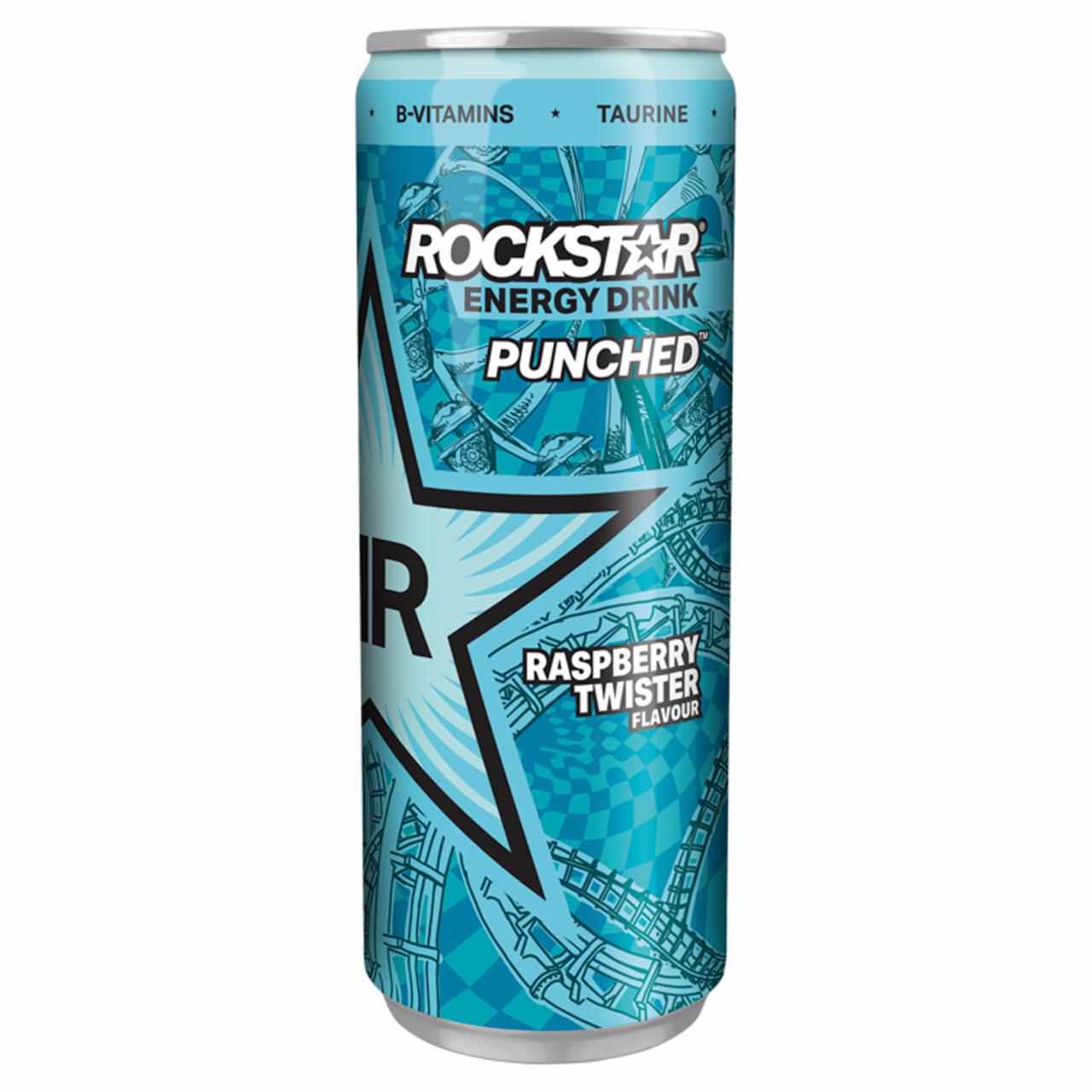 Zdjęcia - Rockstar Punched Raspberry Twister Gazowany napój energetyzujący 250 ml