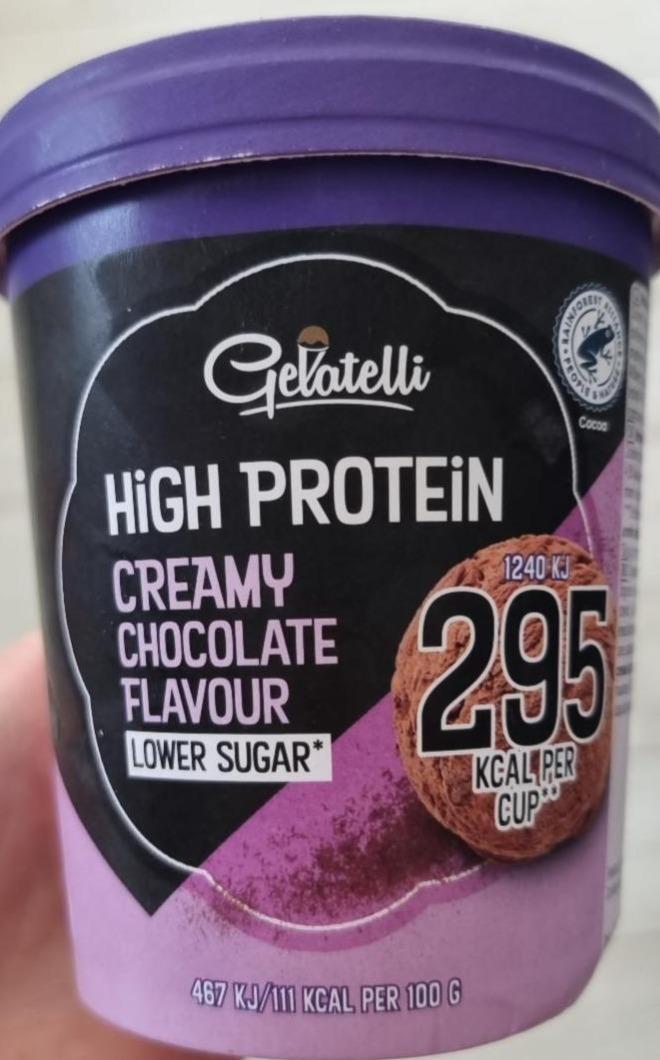 Zdjęcia - High protein creamy chocolate Gelatelli