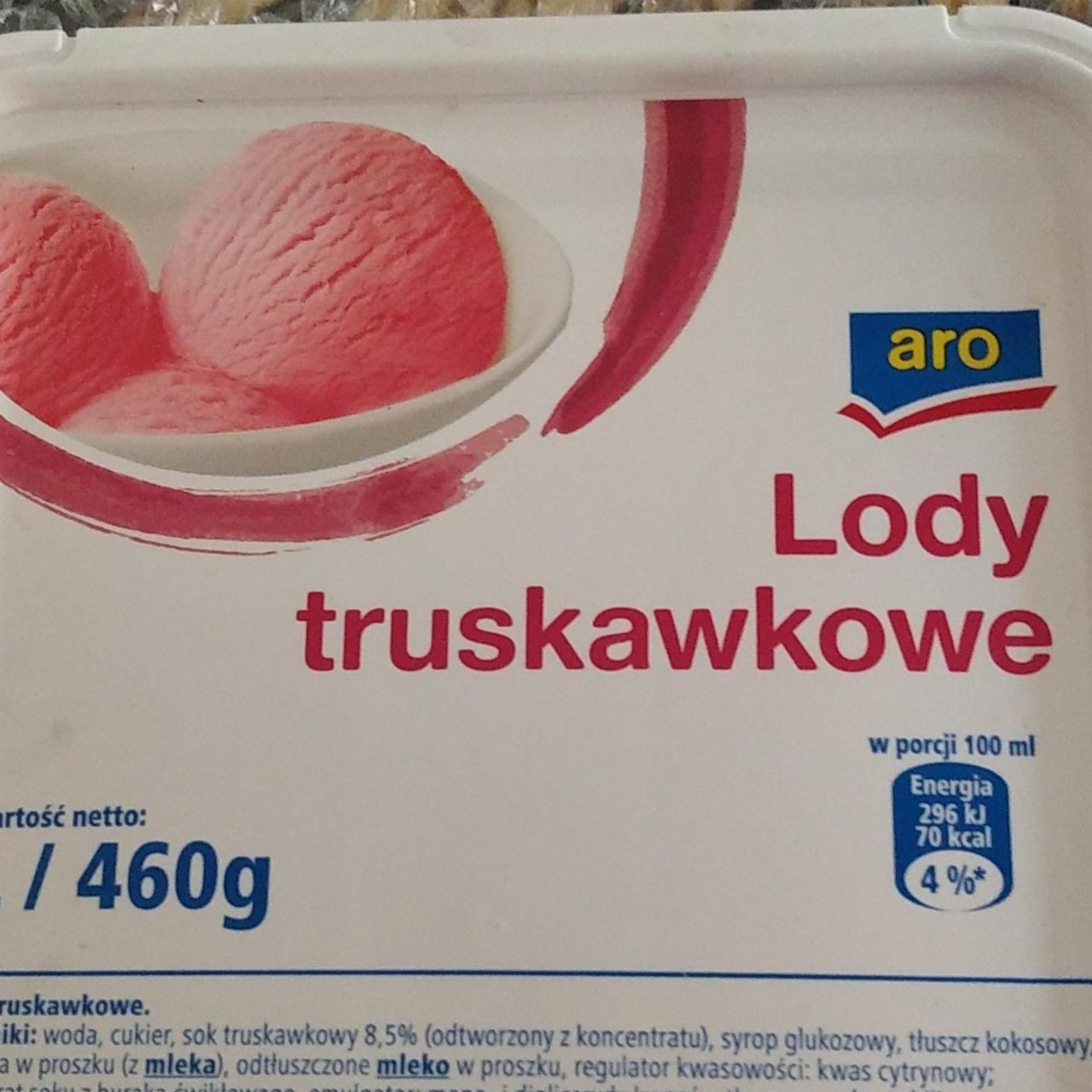 Zdjęcia - Lody truskawkowe Aro