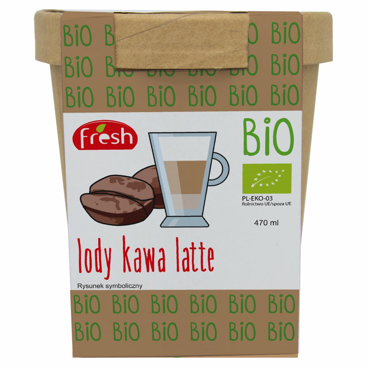 Zdjęcia - Bio Lody kawa latte 470 ml