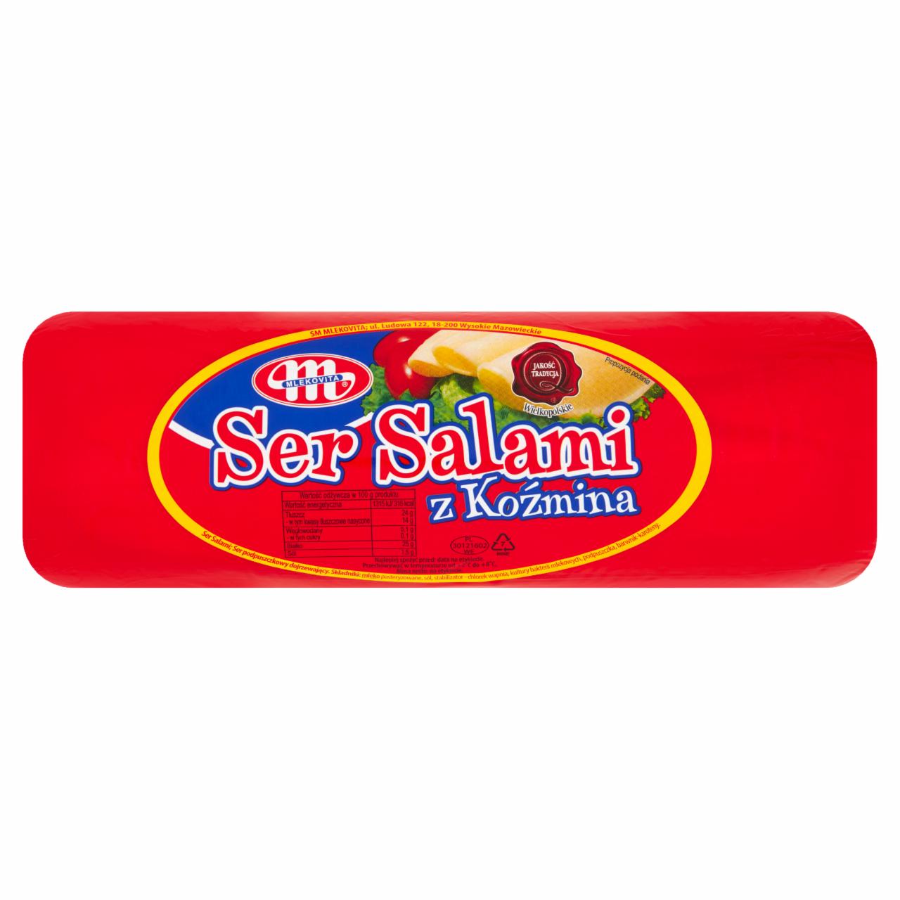 Zdjęcia - Mlekovita Ser Salami z Koźmina